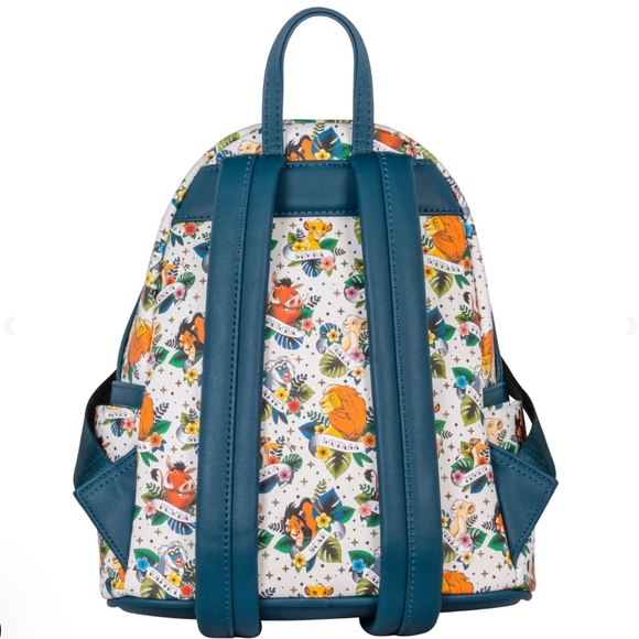 NWT Loungefly Disney Lion King Tattoo AOP Mini Backpack main image 6